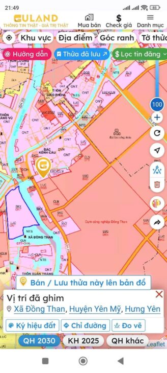 ĐẤT ĐẸP – GIÁ TỐT Cần Bán Lô Góc Đấu Giá xã Đồng Than – Yên Mỹ – Hưng Yên