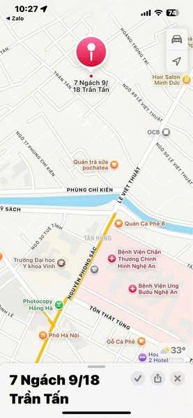 HOT HOT – CHÍNH CHỦ CẦN BÁN LÔ ĐẤT TẠI 7 NGÁCH 9/18, đường Trần Tấn, P.Hưng Lộc TP. Vinh, Nghệ An