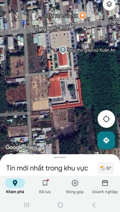 Bán lô đất cạnh bên giáo xứ Xuân An, 1 sẹc nhựa Phùng Hưng