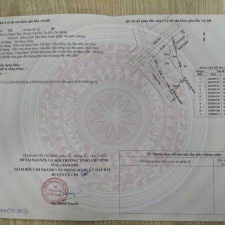 ĐẤT ĐẸP – GIÁ TỐT – Bán GẤP Lô Đất Tiềm Năng TẶNG NHÀ Xã An Nhơn Tây, Củ Chi, HCM