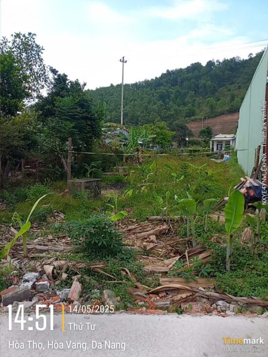 CHÍNH CHỦ Cần Bán Lô Đất Tại Thôn Hòa Thọ, Xã Hòa Phú, Hòa Vang, TP Đà nẵng.