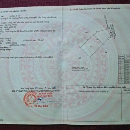 HOT HOT – CẦN BÁN ĐẤT TẶNG NHÀ TẠI phường Phước Long, thành phố Nha Trang, tỉnh Khánh Hòa