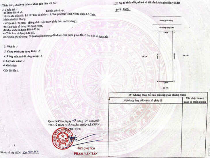 Bán nhà phân lô Vĩnh Niệm cạnh Cục Thuế, 71m 4 tầng, Thang Máy, giá 7.75 tỉ