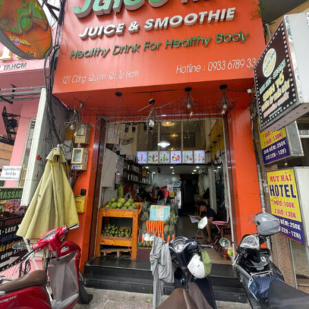 Quận 1 – Cống Quỳnh, QUÁN ĐẸP – Nhanh Còn ! Sang Quán Nước Ép – Sinh Tố – Cafe, MB thuê rẻ, Tel