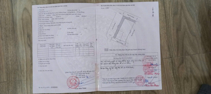 Bán Nhà 2 tầng An Đà, Ngô Quyền, Hải Phòng. Diện tích: 115m2 thực tế đã xây full!