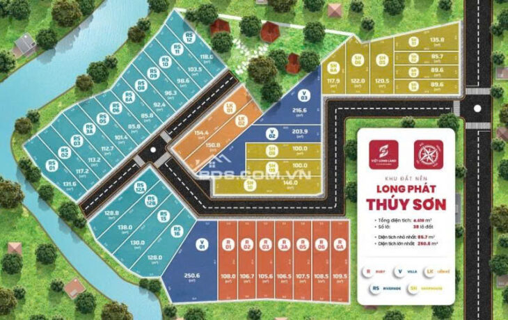 BÁN ĐẤT NỀN LONG PHÁT THUÝ SƠN – SẴN SỔ ĐỎ – SANG TÊN NGAY – GIÁ CHI 99TR/LO
