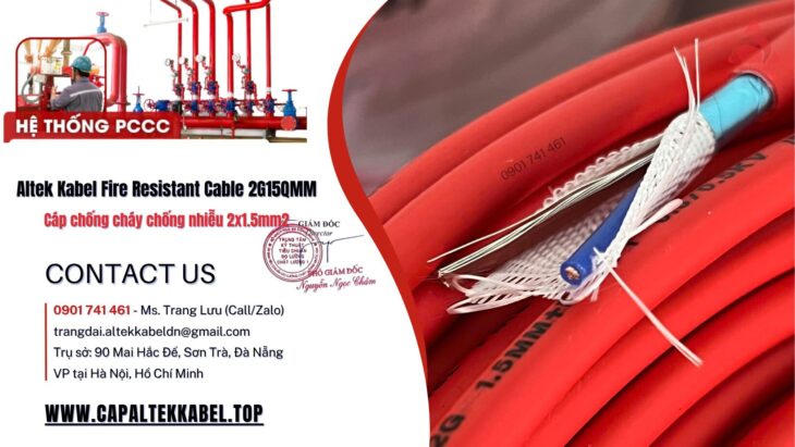 Cáp Chống Cháy Chống Nhiễu – Lựa Chọn Chuẩn Cho Hệ Thống Pccc