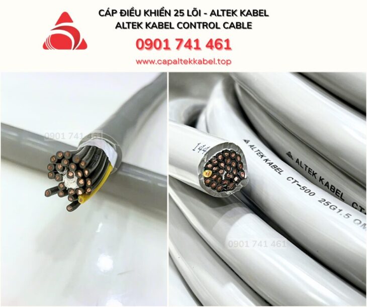 Cáp Điều Khiển 25 Lõi Altek Kabel – Germany