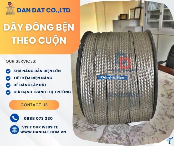 Sợi đồng bện/ Dây đồng bện tiếp địa/ Dây đồng bện bấm sẵn đầu cos/ Dây đồng bện theo cuộn