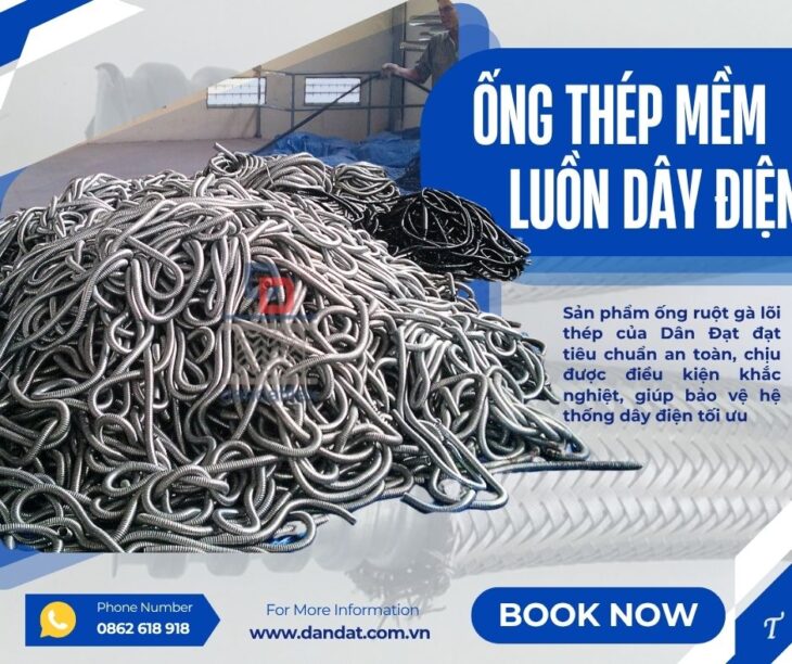 Ống luồn dây điện bọc nhựa/ Ống ruột gà lõi thép bọc nhựa PVC/ Ống ruột gà chịu nhiệt/ Ống ruột gà