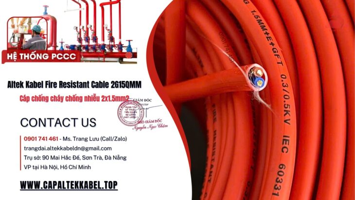 Cáp Chống Cháy Chống Nhiễu – Lựa Chọn Chuẩn Cho Hệ Thống Pccc