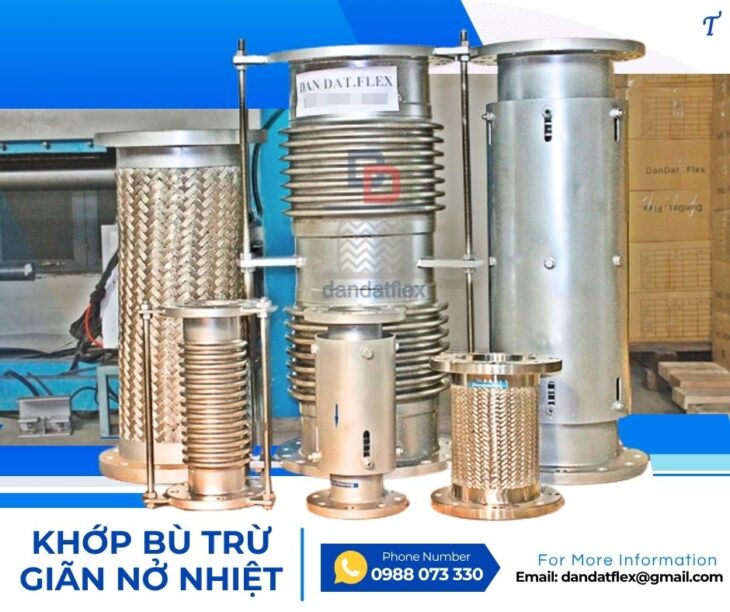 Khớp Giãn Nở Nhiệt Hệ Hơi/ Khớp Giãn Nở Dẫn Khí CO/ Khớp Giãn Nở Ống Khói Máy Phát Điện/ Ống co giãn