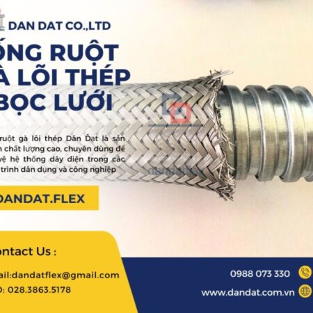 Ống ruột gà có lưới/ Ống ruột gà lõi thép bọc nhựa/ Ống luồn dây điện bọc nhựa PVC/ Ruột gà lõi thép