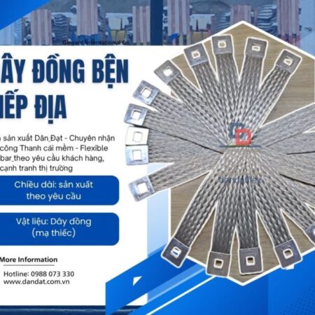 Sợi Đồng Bện/ Dây Đồng Bện Tráng Thiếc/ Dây Đồng Bện Tiếp Địa Cho Hệ Thống Máy Móc/Copper braid