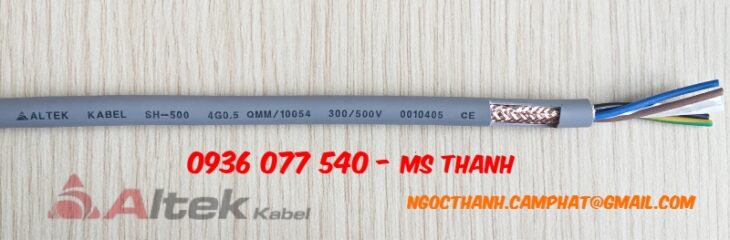 DÂY CÁP CHỐNG NHIỄU CHO HỆ THỐNG CÔNG NGHIỆP ALTEK KABEL – SH-500 4G 0.5MM2 (RVVP) DÂY CÁP CHỐNG NHIỄU CHO HỆ THỐNG CÔNG NGHIỆP ALTEK KABEL – SH-500 4G 0.5MM2 (RVVP)