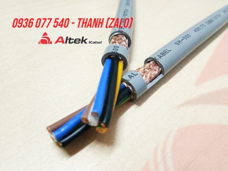 DÂY CÁP CHỐNG NHIỄU CHO HỆ THỐNG CÔNG NGHIỆP ALTEK KABEL – SH-500 4G 0.5MM2 (RVVP)