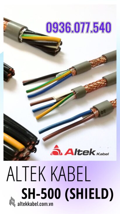 DÂY CÁP CHỐNG NHIỄU CHO HỆ THỐNG CÔNG NGHIỆP ALTEK KABEL – SH-500 4G 0.5MM2 (RVVP)