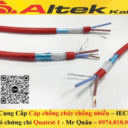 Cáp Chống Cháy 2×1.5+E+GFT – IEC60331, BS6387 Cáp Chống Cháy 2×1.5+E+GFT – IEC60331, BS6387