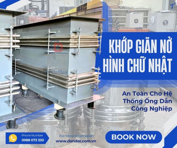 Khớp Giãn Nở Nhiệt Hệ Hơi/ Khớp Giãn Nở Dẫn Khí CO/ Khớp Giãn Nở Ống Khói Máy Phát Điện/ Ống co giãn