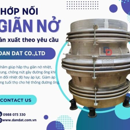 Khớp nối giãn nở chịu nhiệt cao/ Khớp giãn nở tháp điều hòa/ Khớp giãn nở cho đường hơi công nghiệp