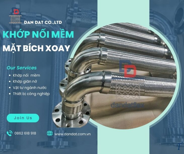 Khớp Nối Mềm/ Khớp Nối Mềm Nối Bích/ Khớp Nối Mềm Kim Loại Nối Ren/ Khớp Nối Mềm Giảm Chấn