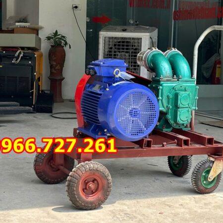 Máy bơm hút bùn chất thải lẫn rác 2 đầu họng 100mm chống tắc 15KW Máy bơm hút bùn chất thải lẫn rác 2 đầu họng 100mm chống tắc 15KW