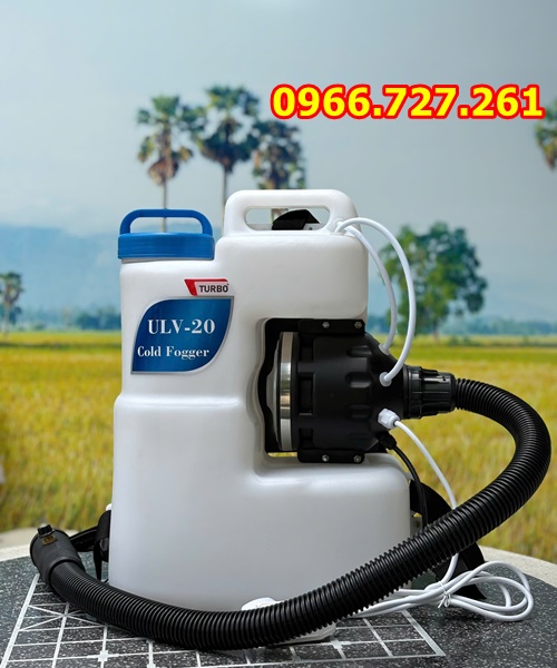 “Máy phun khử khuẩn Turbo ULV-20 – Phun thuốc diệt khuẩn chạy điện, công suất mạnh