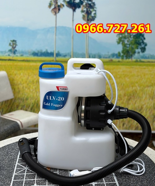 “Máy phun khử khuẩn Turbo ULV-20 – Phun thuốc diệt khuẩn chạy điện, công suất mạnh