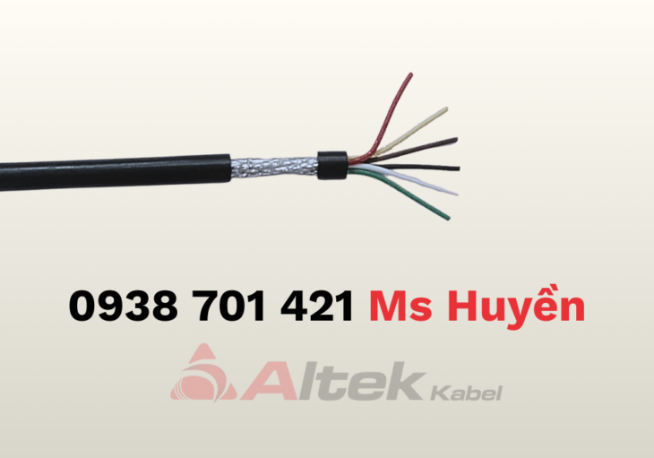 CÁP TÍN HIỆU CHỐNG NHIỄU 6×0.22MM, DÂY ĐIỆN CHỐNG NHIỄU 6X24AWG