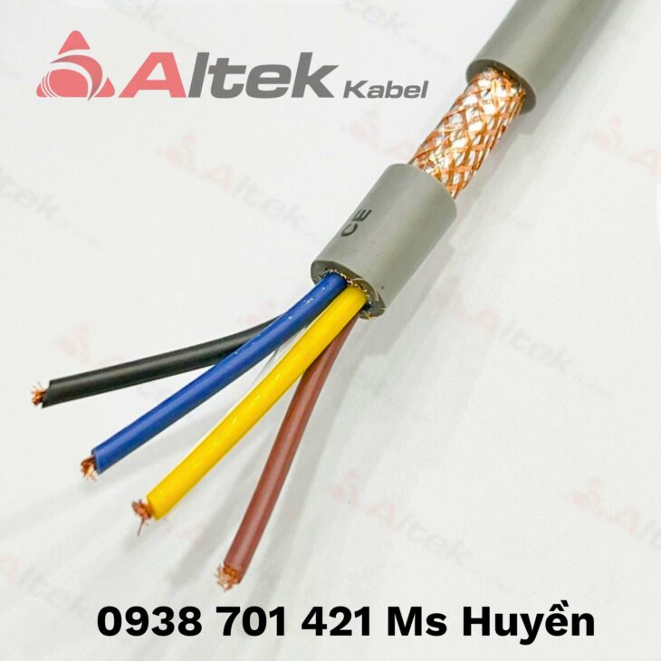 Cáp điều khiển có lưới chống nhiễu