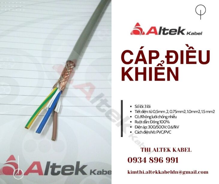Cáp Điều Khiển Altek Kabel Chính Hãng – Nhiều Quy Cách – Giá Cạnh Tranh