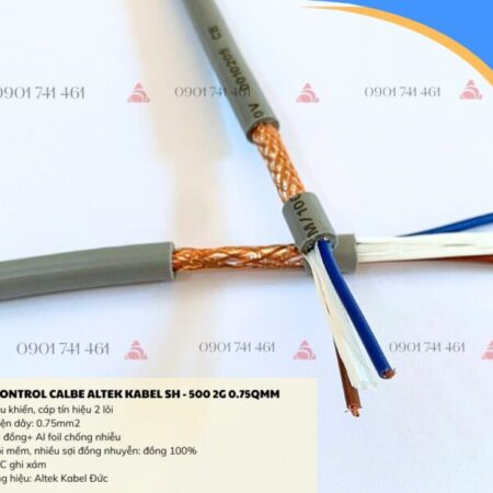 Cáp điều khiển 2×0.75mm² chống nhiễu – Sẵn tại Đà Nẵng, Huế, Quảng Nam Cáp điều khiển 2×0.75mm² chống nhiễu – Sẵn tại Đà Nẵng, Huế, Quảng Nam