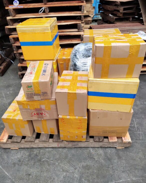 Tháng 8 này em có container ghép hàng đi nước ngoài nha!