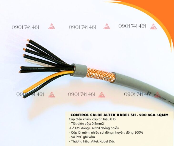 Cáp điều khiển Altek Kabel SH-500 8G0.5mm Đà Nẵng, Hà Nội
