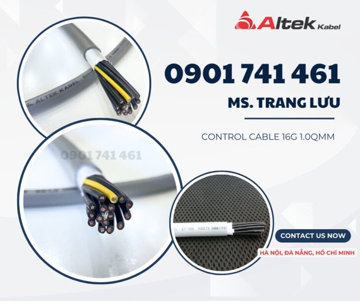 Cáp điều khiển 16 lõi Altek Kabel cho hệ thống điều khiển