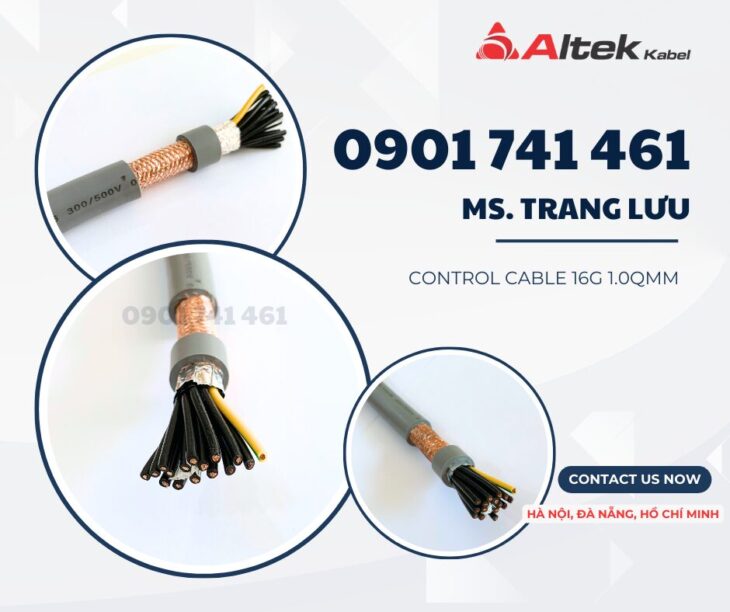 Cáp điều khiển 16 lõi Altek Kabel cho hệ thống điều khiển