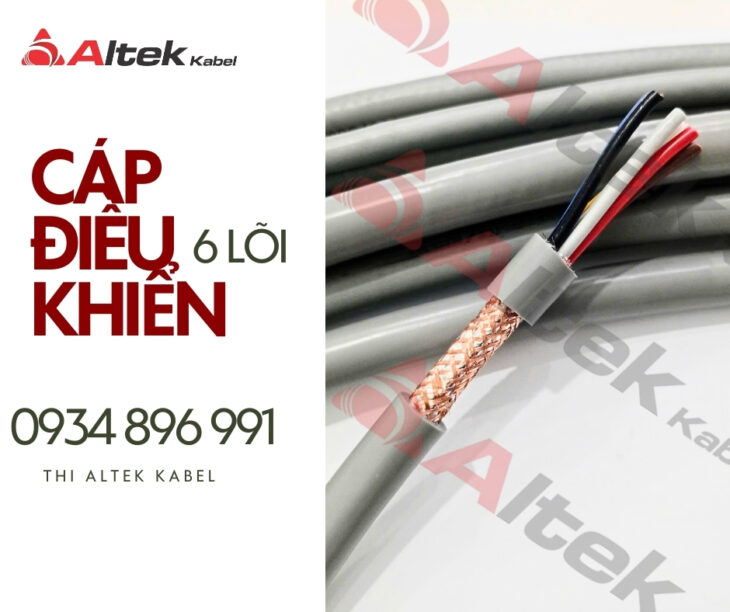 Cáp điều khiển 6×0.75 Altek Kabel SH-500