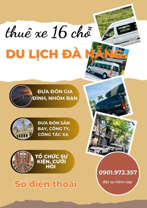 cho thuê xe 16 chỗ Đà Nẵng