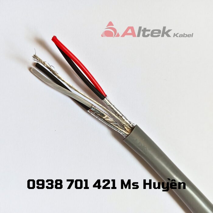 Cáp Tín Hiệu Vặn Xoắn Chống Nhiễu 1 Pair 18Awg Altek Kabel