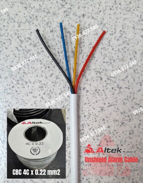 Cáp báo cháy Altek Kabel 4C x 0.22mm2 – Unshielded Alarm Cable
