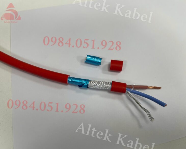 Cáp chống cháy chống nhiễu 2 lõi đạt tiêu chuẩn IEC