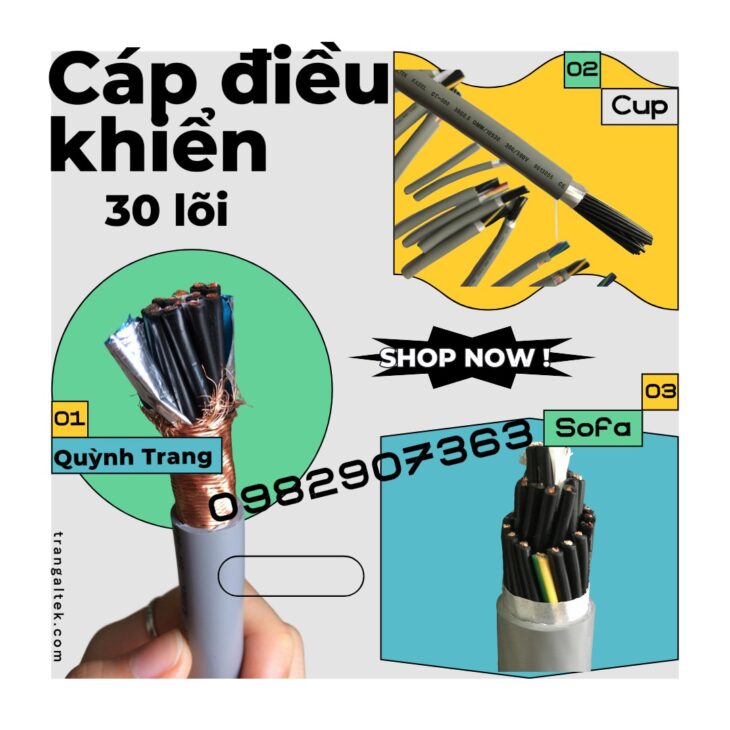 Cáp Điều Khiển 30 Lõi Altek Kabel – Giải Pháp Truyền Tín Hiệu Ổn Định