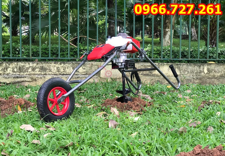 Máy Khoan Đất Có Bánh Xe – Đào Hố Trồng Cây Nhẹ Nhàng, Không Tốn Sức