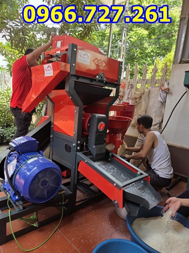 Máy xay xát gạo 3 pha kèm gầu tải Takyo TK1100 – Động cơ 15kW