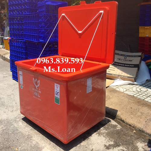 Thùng đá nhập khẩu thailand dung tích 450L nắp liền / 0963 839 593 Ms.Loan