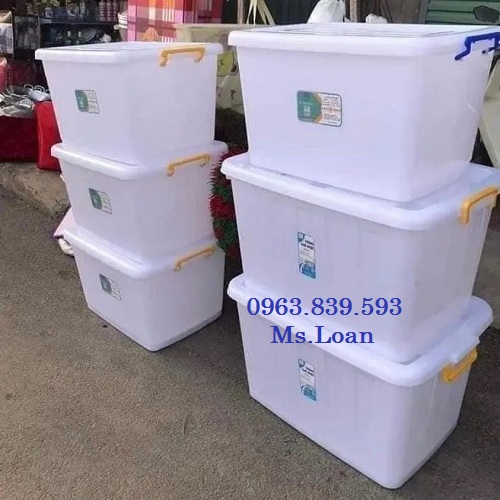 Thùng nhựa trắng đa năng đựng hồ sơ, dụng cụ / 0963 839 593 Ms.Loan
