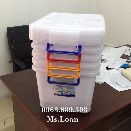 Thùng nhựa trắng đa năng đựng hồ sơ, dụng cụ / 0963 839 593 Ms.Loan