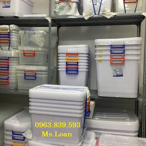 Thùng nhựa trắng đa năng đựng hồ sơ, dụng cụ / 0963 839 593 Ms.Loan
