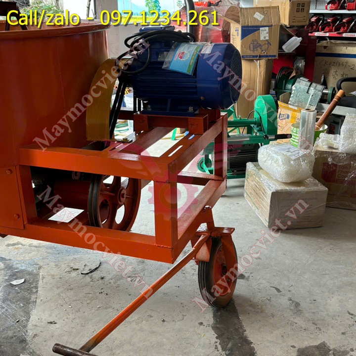 Máy trộn bê tông cưỡng bức 3 pha Turbo 500L giá rẻ