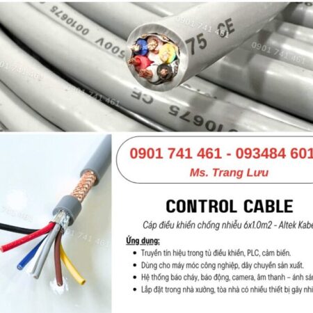 Cáp tín hiệu chống nhiễu 6×1.0 Altek Kabel Đà Nẵng, Bình Định, Phú Yên